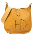 Shoulder bag Evelyne I GM Natural Sable Togo Leather