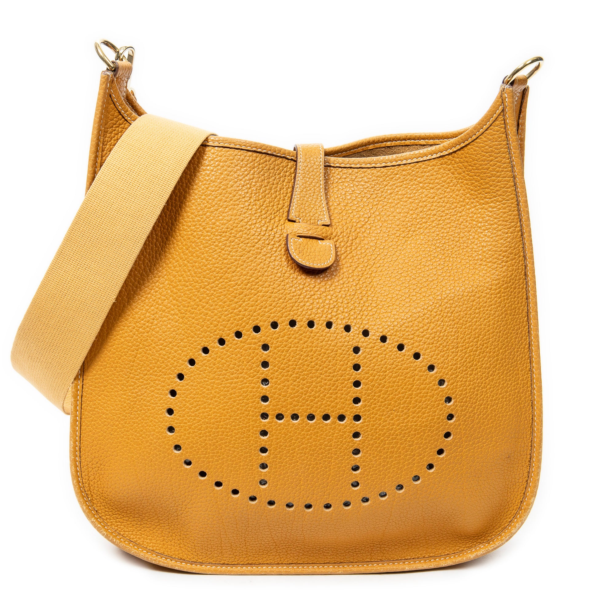 Shoulder bag Evelyne I GM Natural Sable Togo Leather