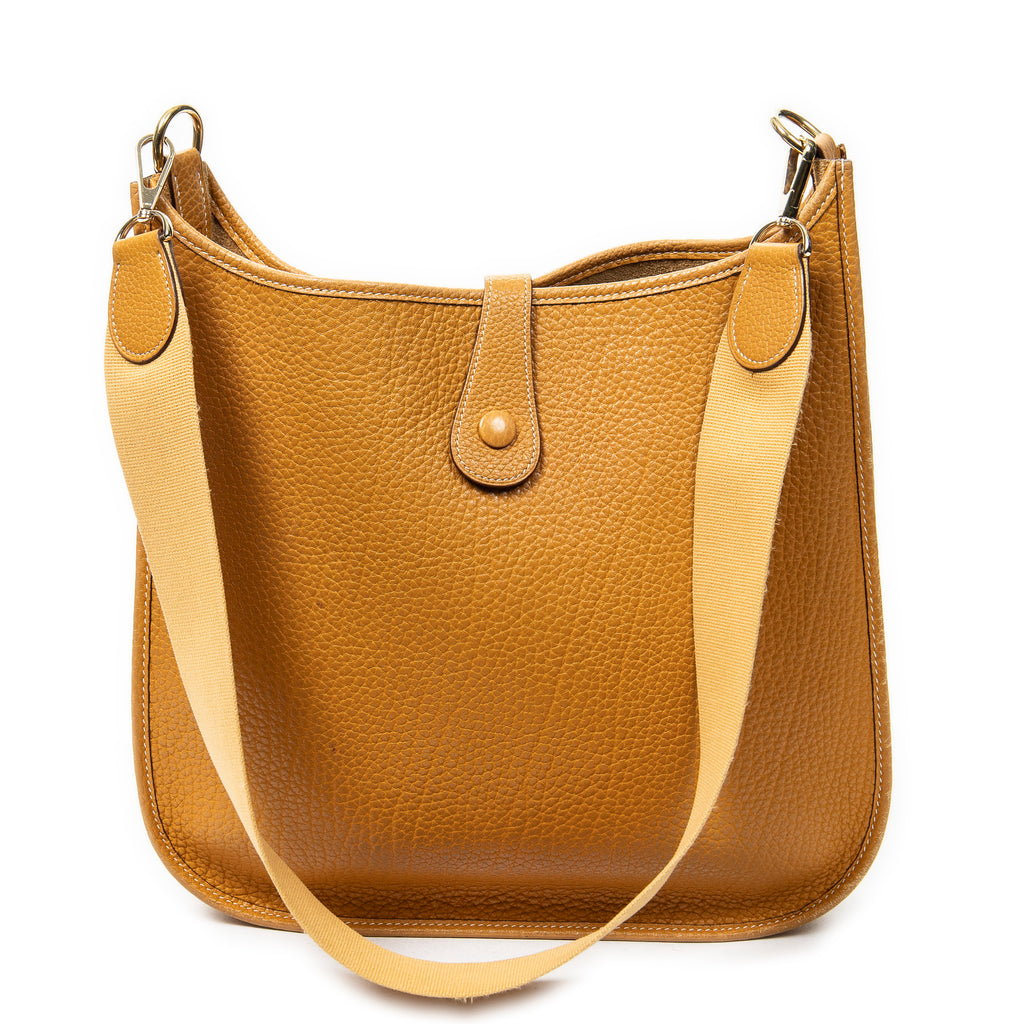 Shoulder bag Evelyne I GM Natural Sable Togo Leather