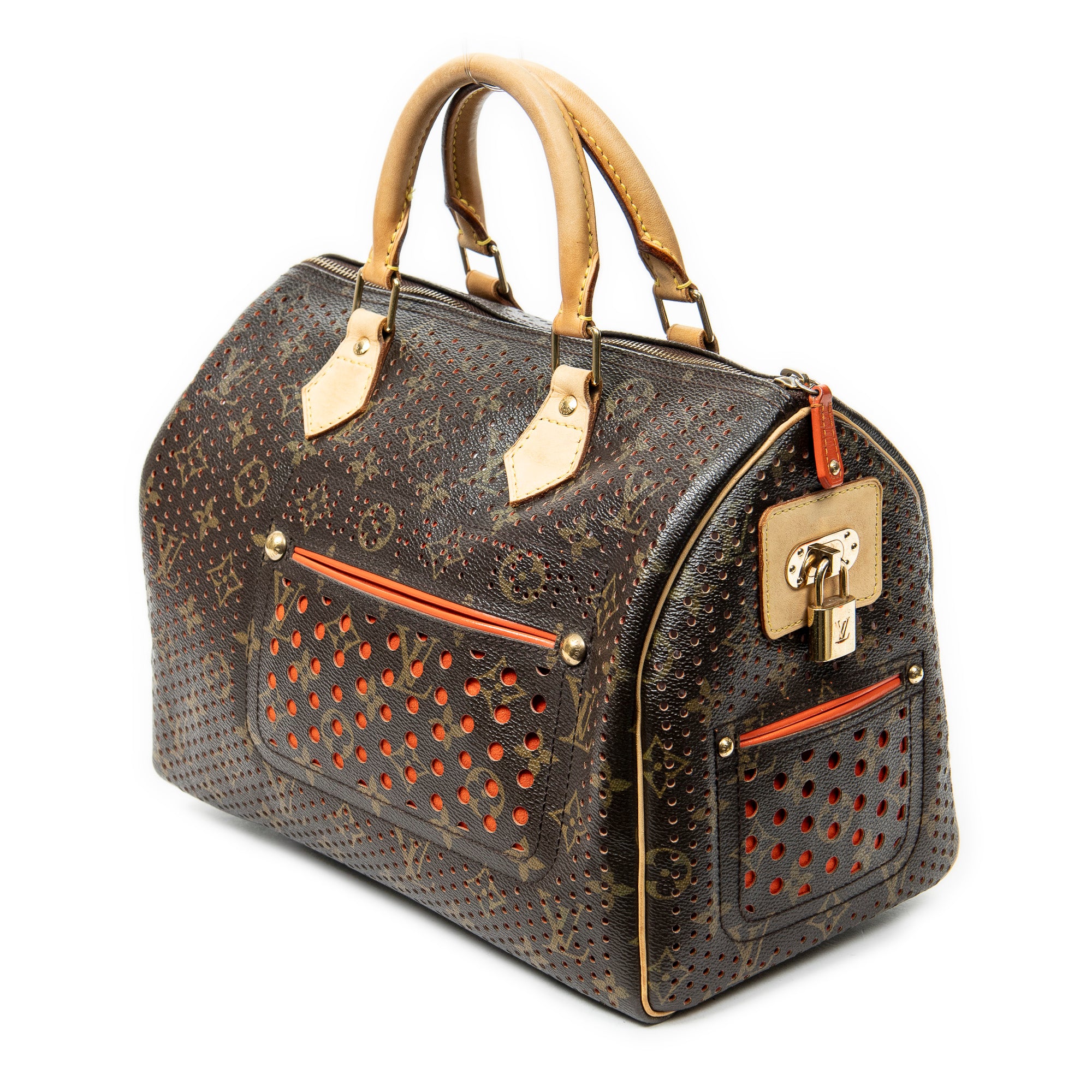 Bolso de mano Speedy 30 Monograma Marrón Perforado