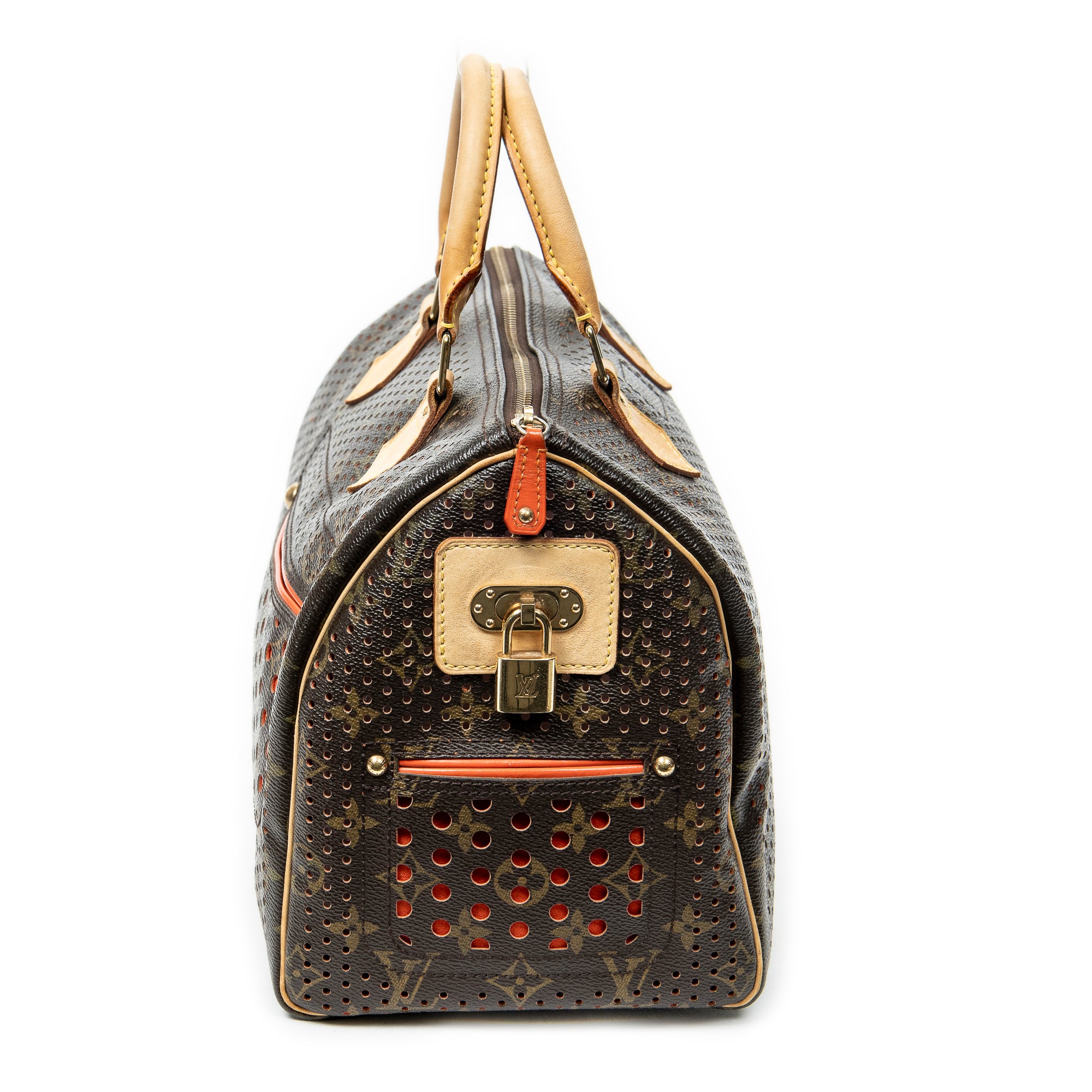 Bolso de mano Speedy 30 Monograma Marrón Perforado