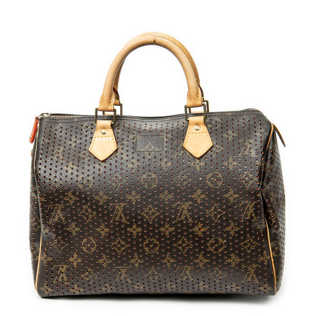 Bolso de mano Speedy 30 Monograma Marrón Perforado