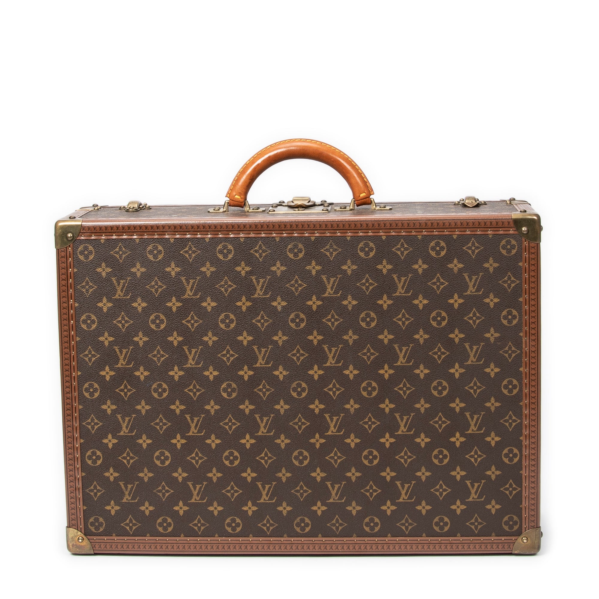 Travel Bag Bisten 55 Brown Monogram Canvas