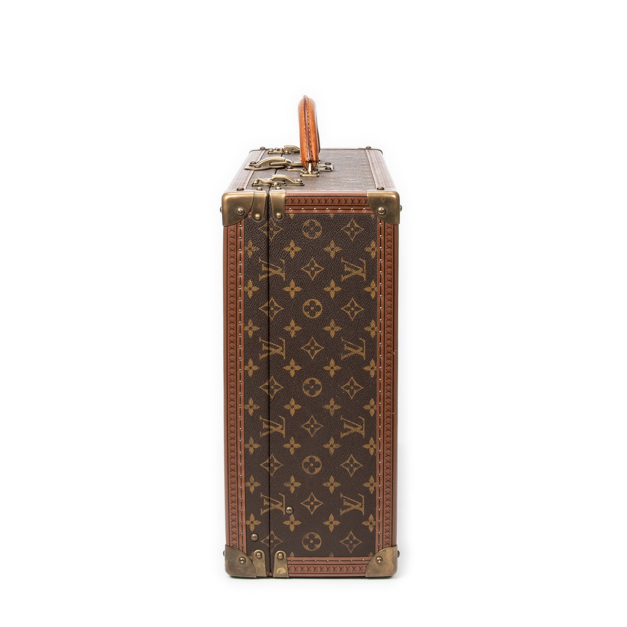 Travel Bag Bisten 55 Brown Monogram Canvas