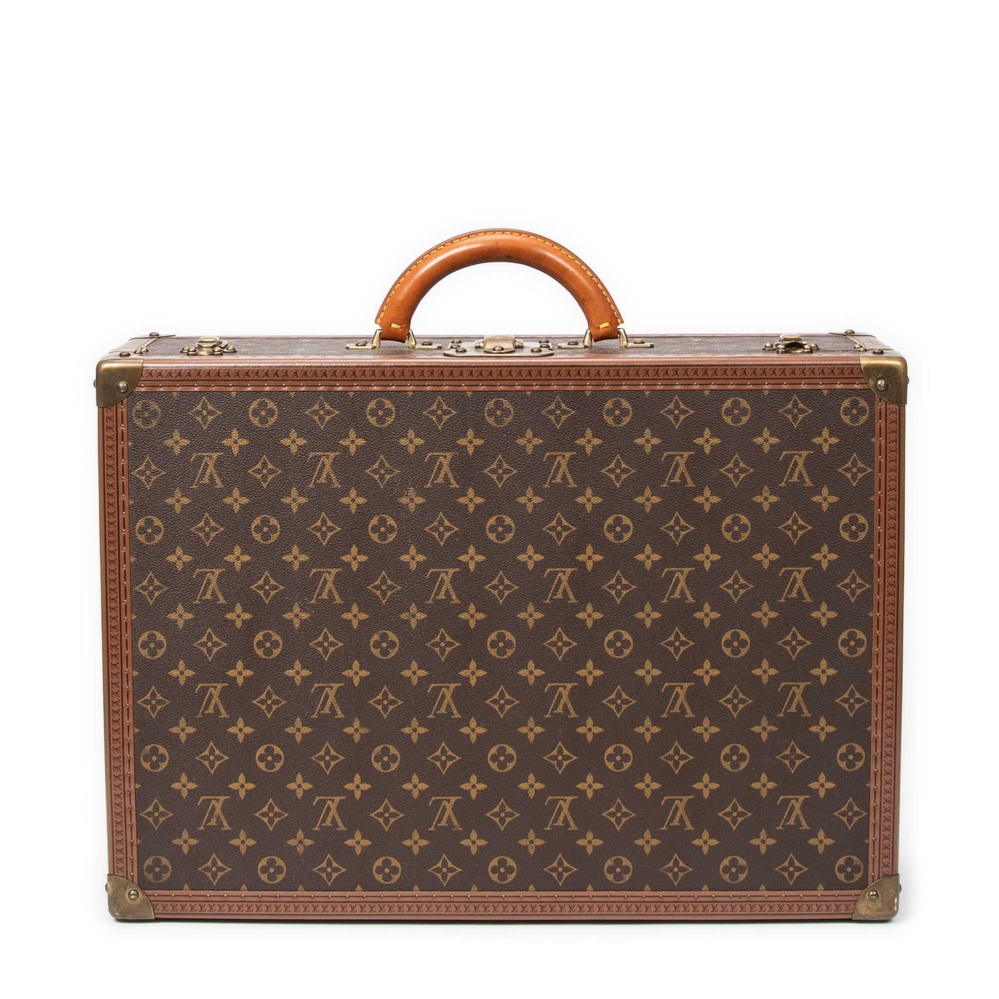 Travel Bag Bisten 55 Brown Monogram Canvas