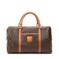 Bolso de Mano Vintage Mediano Boston Lona Macadam Marrón
