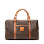 Bolso de Mano Vintage Mediano Boston Lona Macadam Marrón