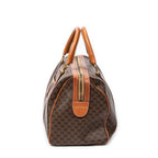 Bolso de Mano Vintage Mediano Boston Lona Macadam Marrón