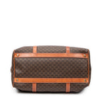 Bolso de Mano Vintage Mediano Boston Lona Macadam Marrón
