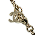Necklace Pearl Rhinestone Perfume Bottle Necklace Gold Gold Plated