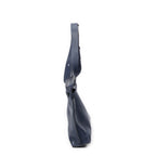 Shoulder Bag Medium T Messenger Navy Calfskin Leather