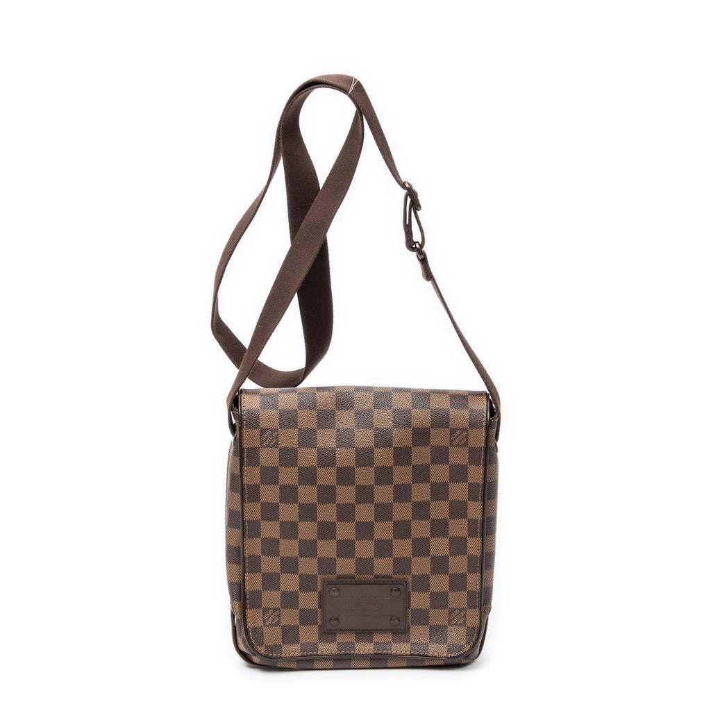 Shoulder Bag Brooklyn PM Brown Damier Ebene