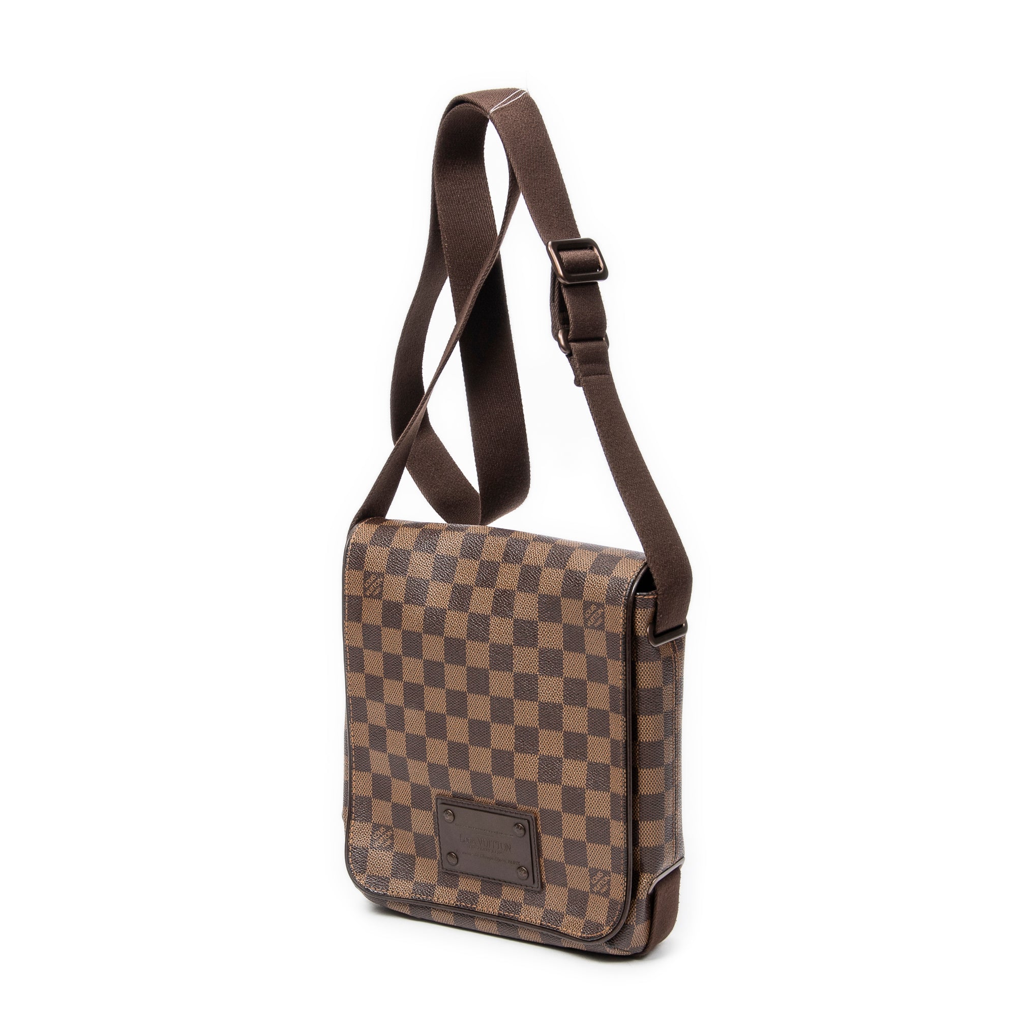 Shoulder Bag Brooklyn PM Brown Damier Ebene