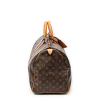 Travel Bag Keepall 50 Brown Monogram Canvas