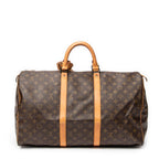 Travel Bag Keepall 50 Brown Monogram Canvas