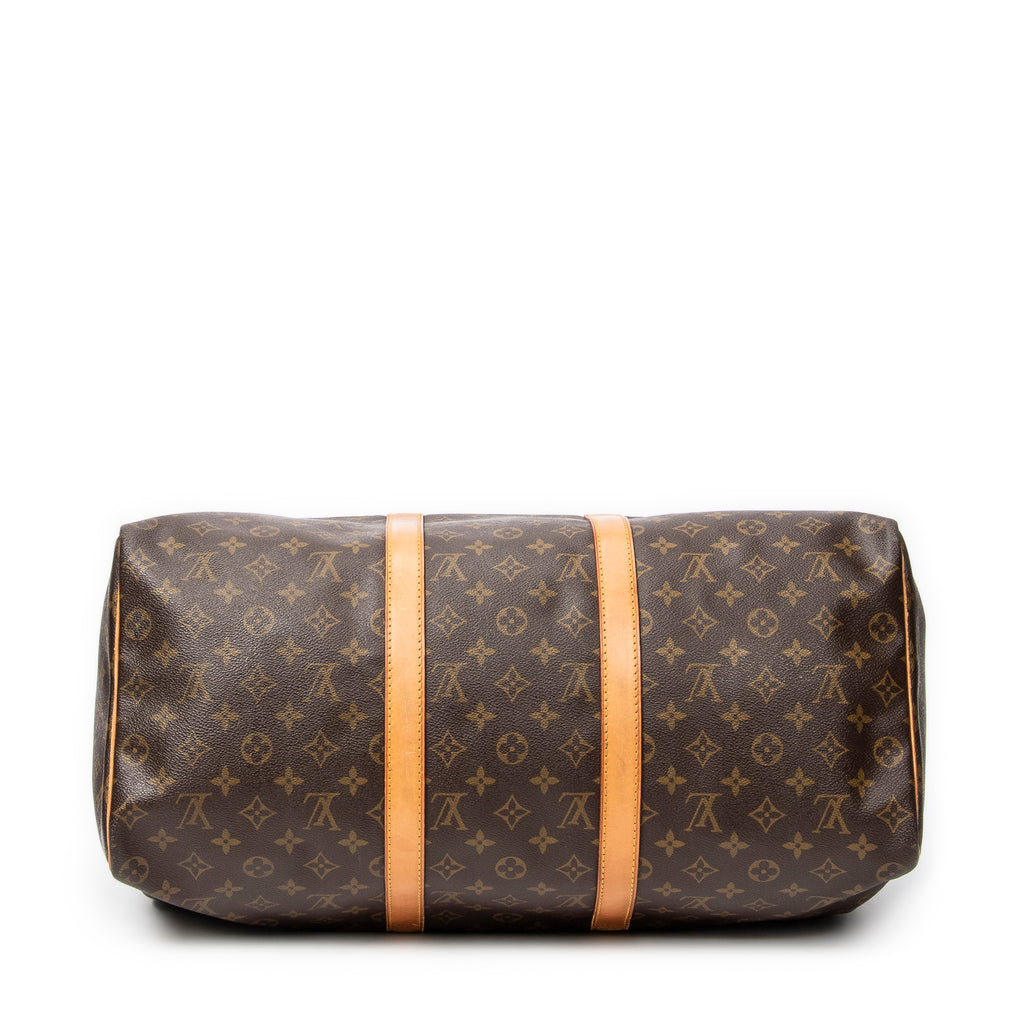 Travel Bag Keepall 50 Brown Monogram Canvas