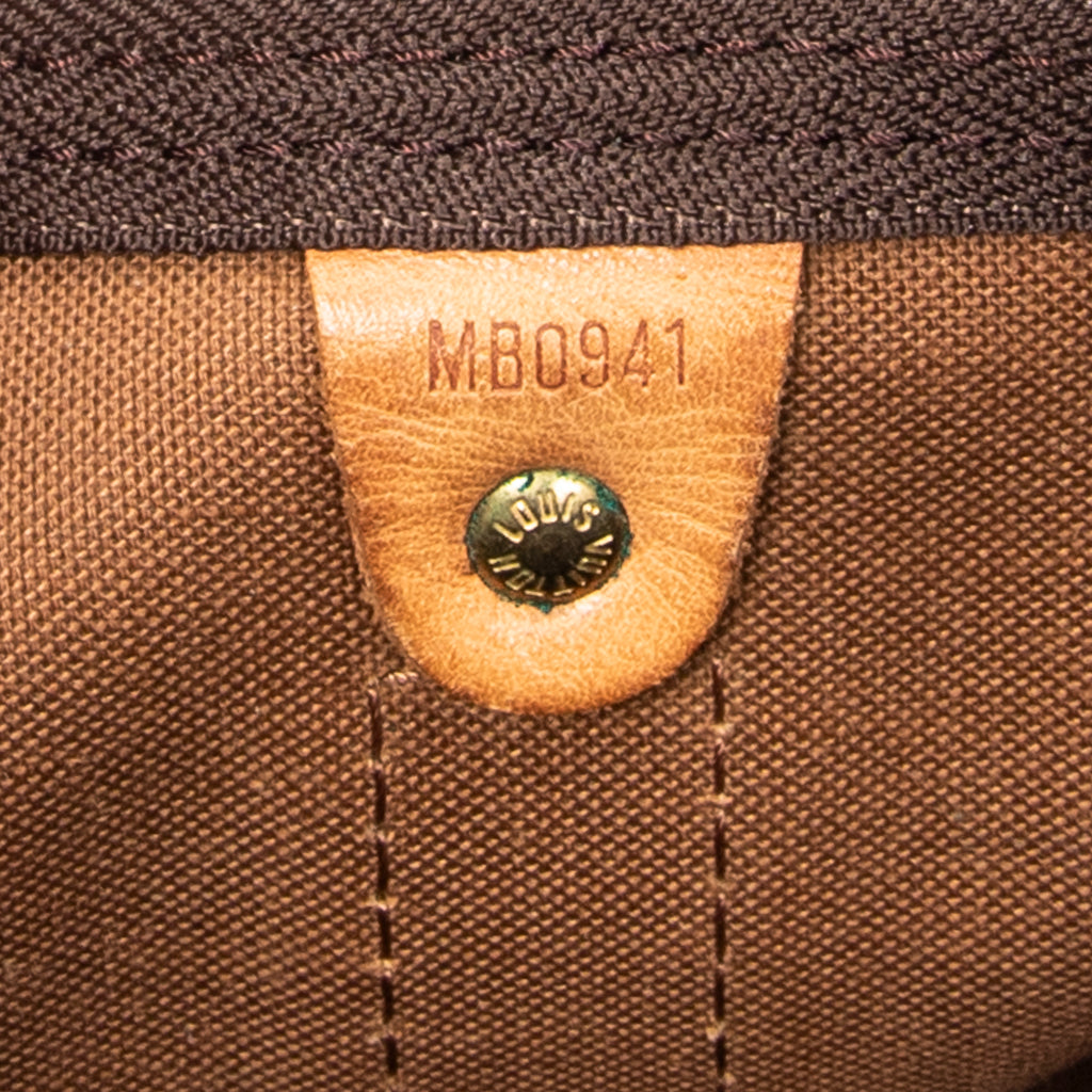 Travel Bag Keepall 50 Brown Monogram Canvas