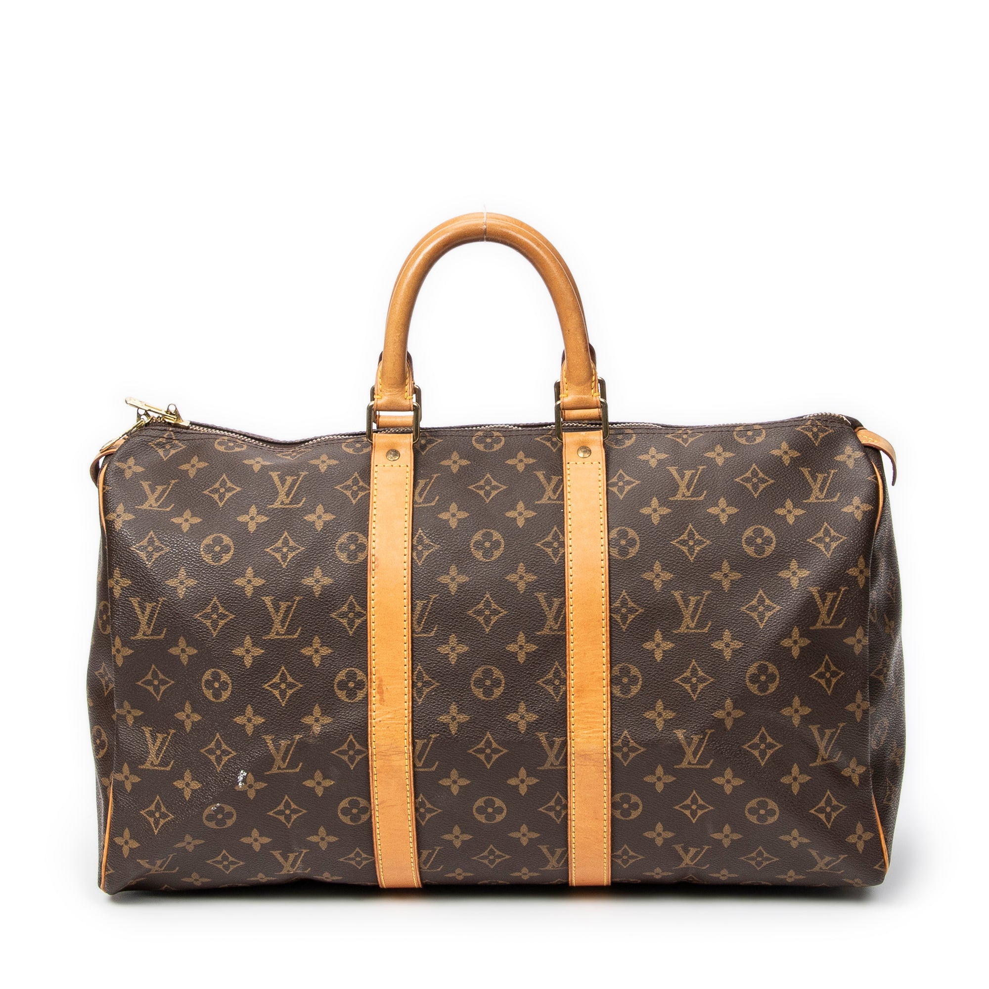 Travel Bag Keepall 45 Brown Monogram Canvas