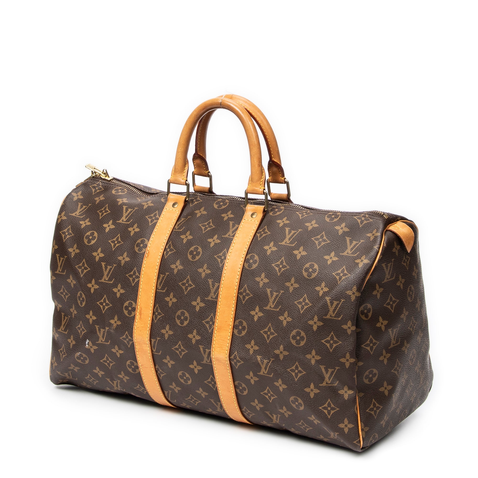 Travel Bag Keepall 45 Brown Monogram Canvas