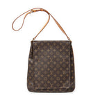 Shoulder Bag Musette Brown Monogram Canvas
