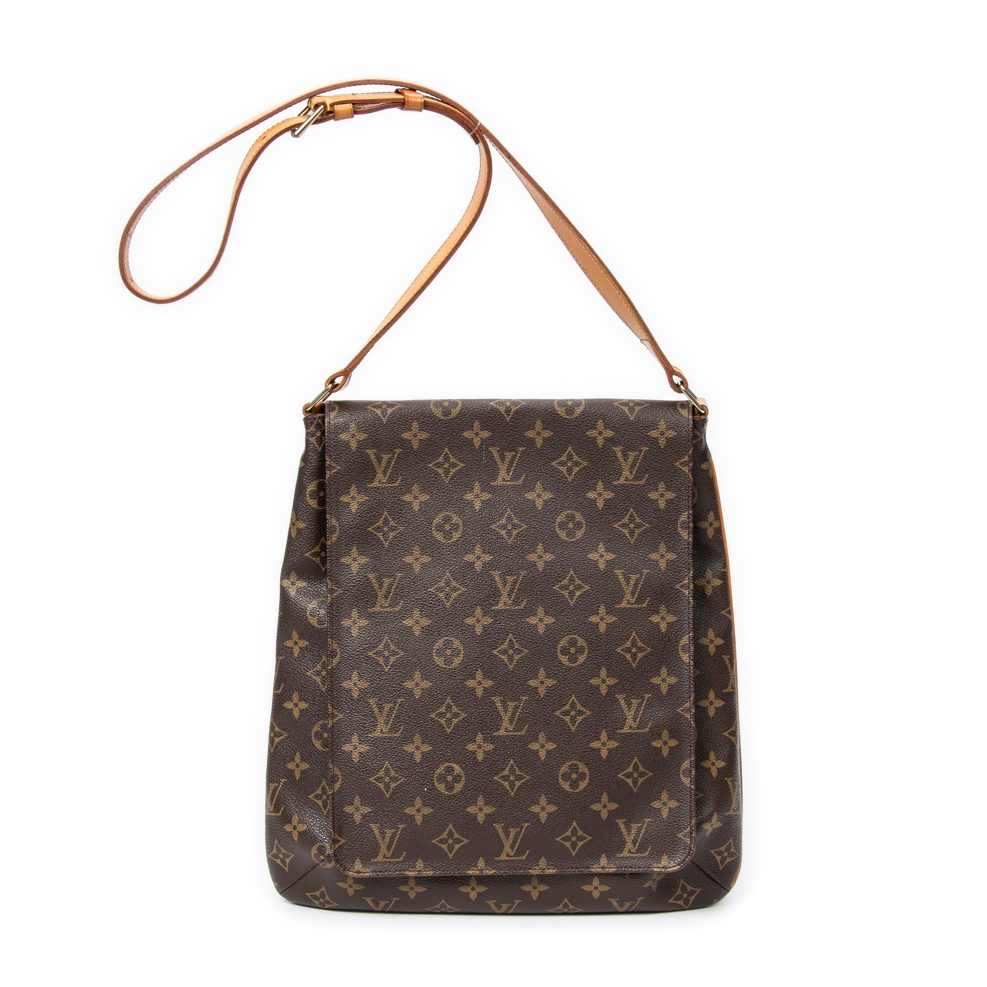 Shoulder Bag Musette Brown Monogram Canvas