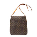 Shoulder Bag Musette Brown Monogram Canvas