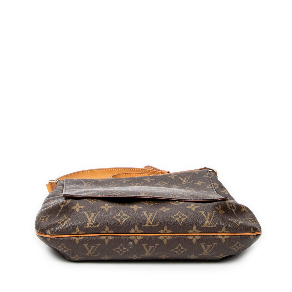 Shoulder Bag Musette Brown Monogram Canvas