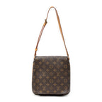Shoulder Bag Musette Salsa Brown Monogram Canvas