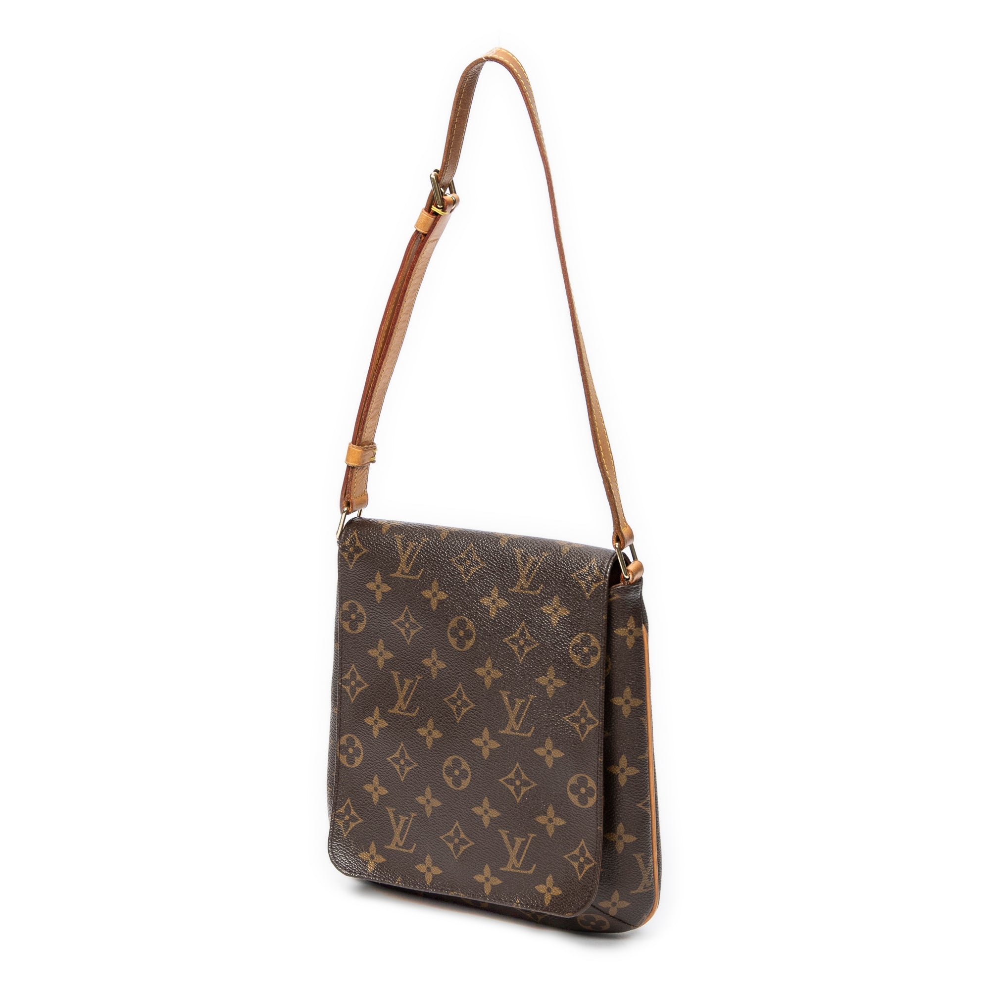 Shoulder Bag Musette Salsa Brown Monogram Canvas
