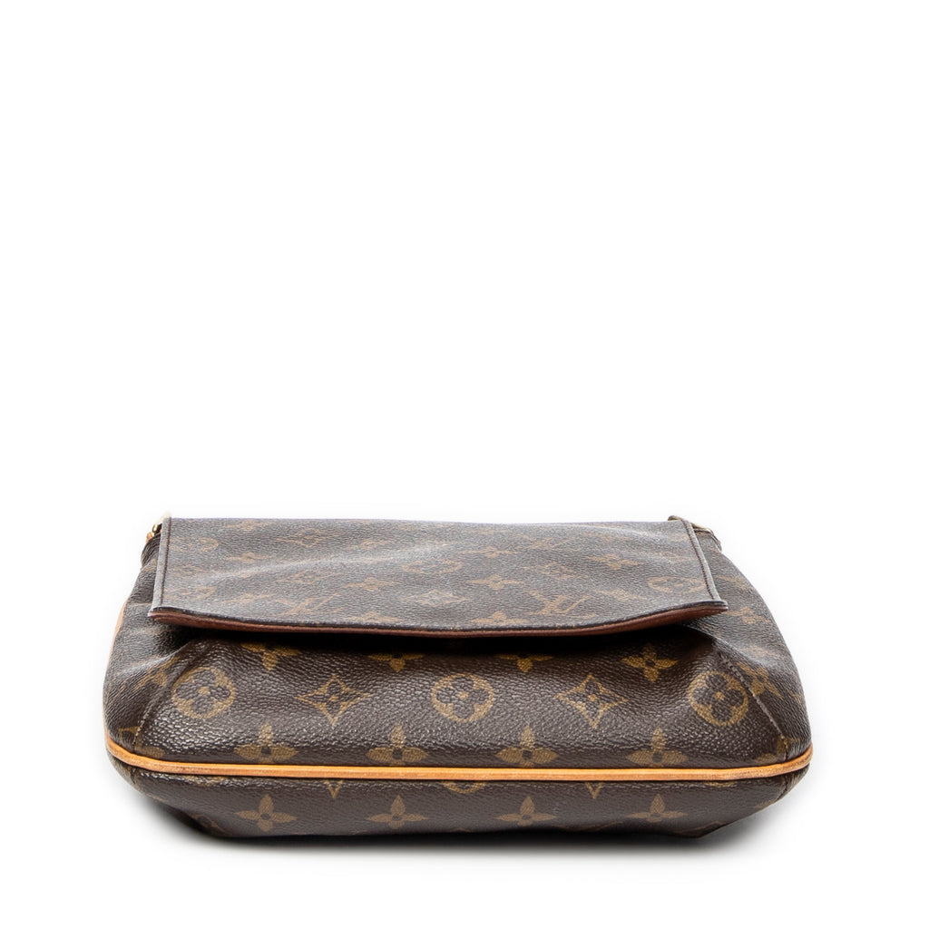 Shoulder Bag Musette Salsa Brown Monogram Canvas