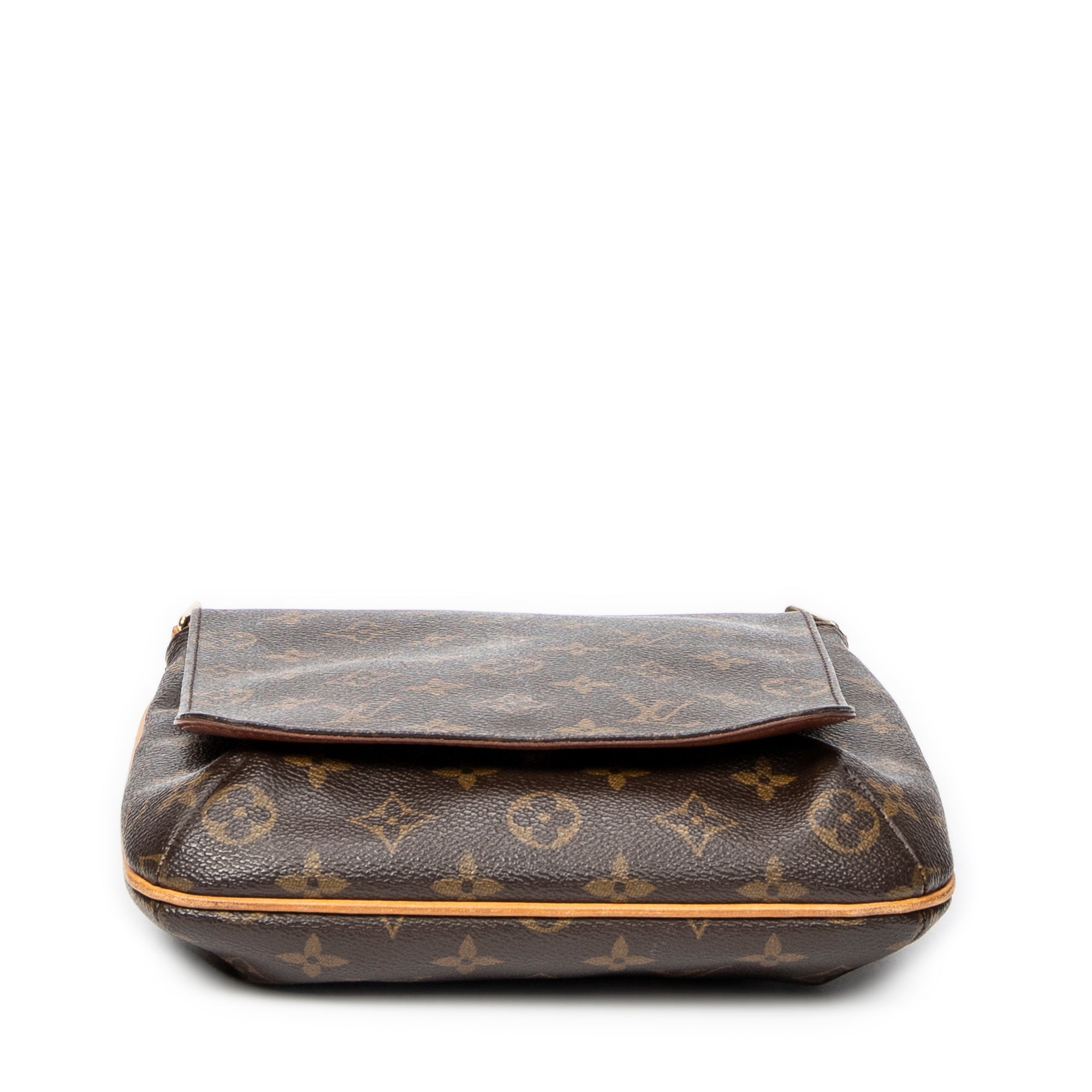 Shoulder Bag Musette Salsa Brown Monogram Canvas