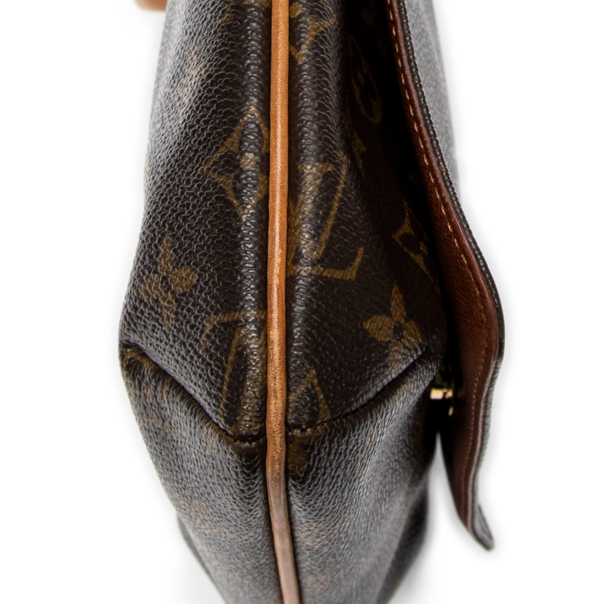 Shoulder Bag Musette Salsa Brown Monogram Canvas