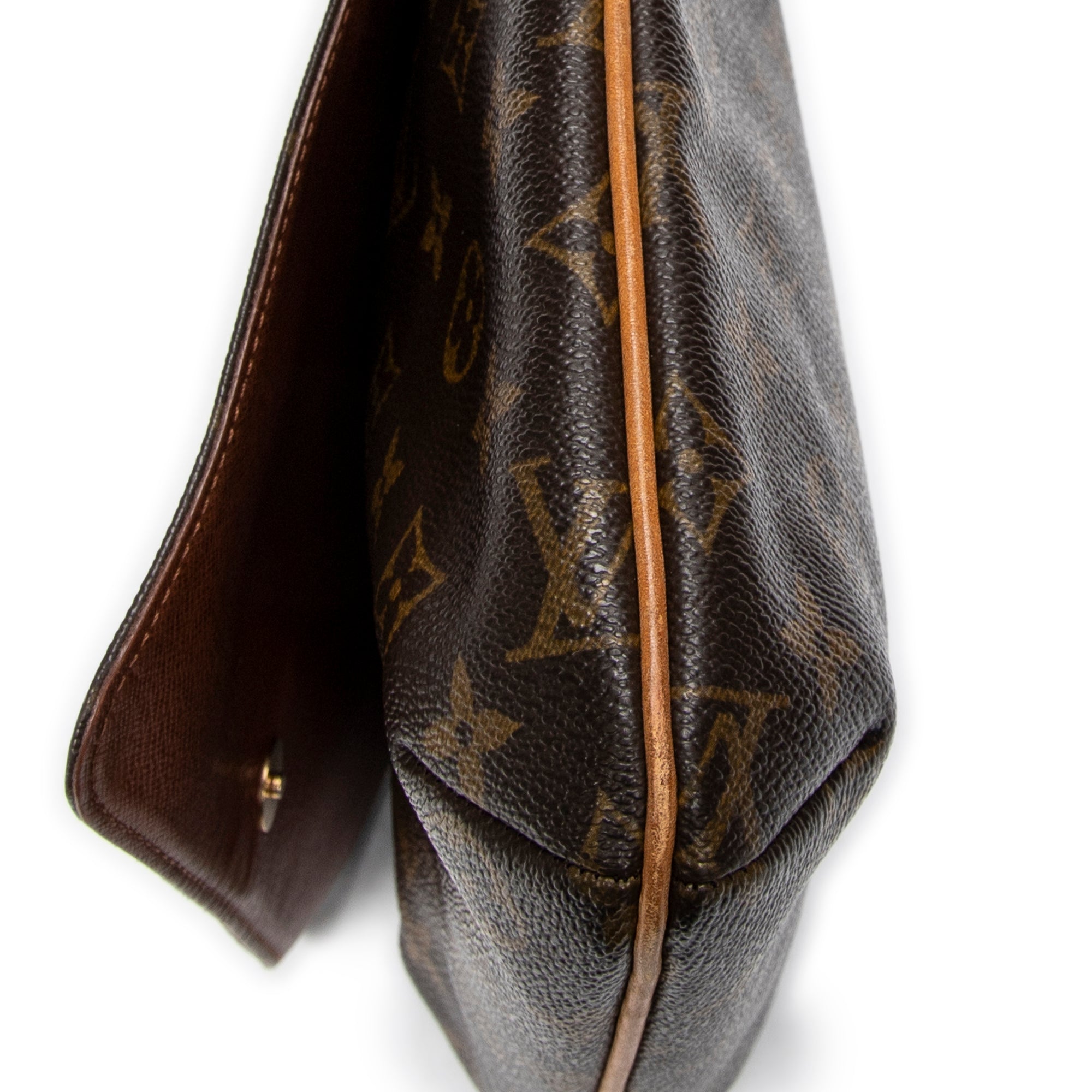 Shoulder Bag Musette Salsa Brown Monogram Canvas