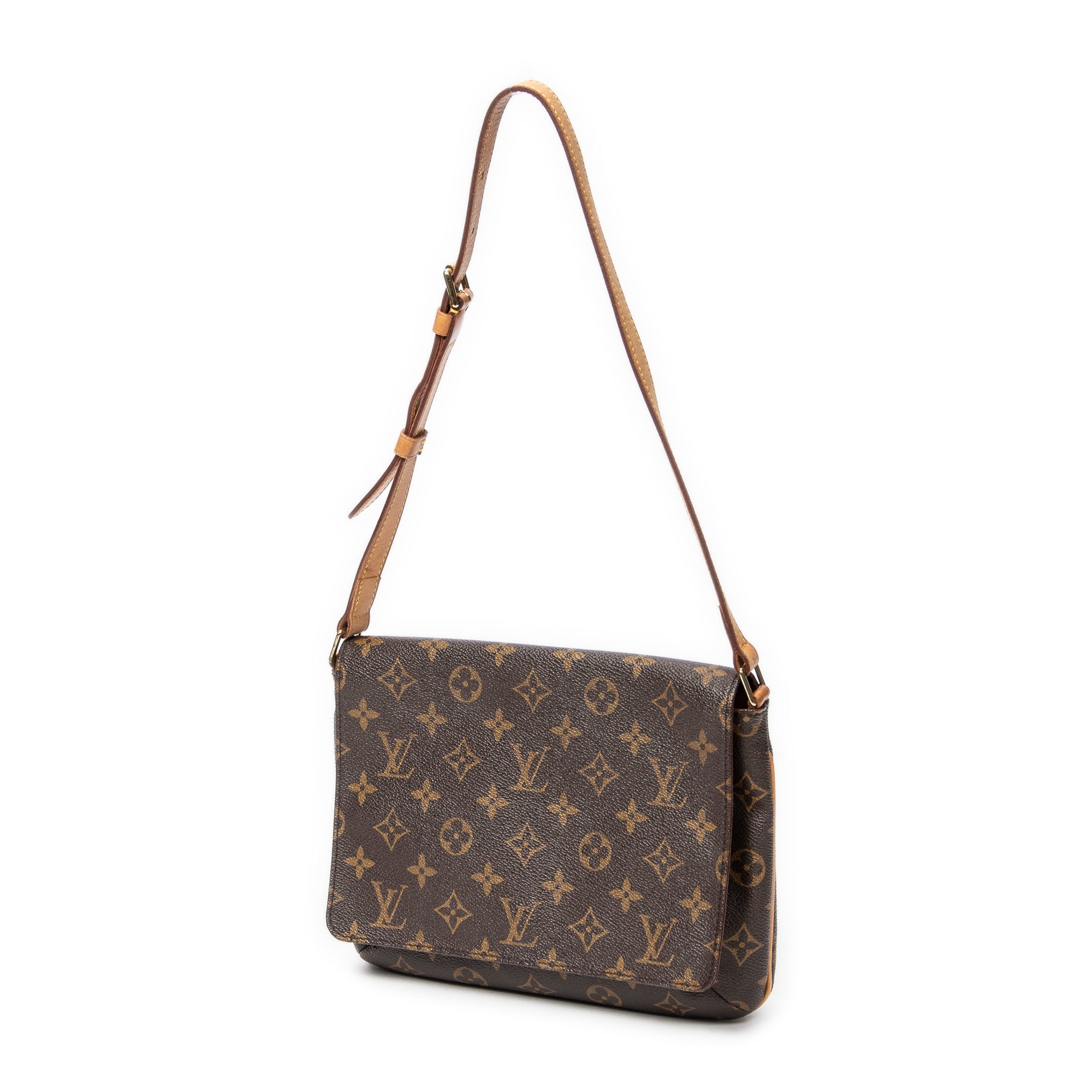 Shoulder Bag Musette Tango Brown Monogram Canvas