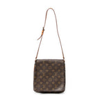 Shoulder Bag Musette Salsa Brown Monogram Canvas