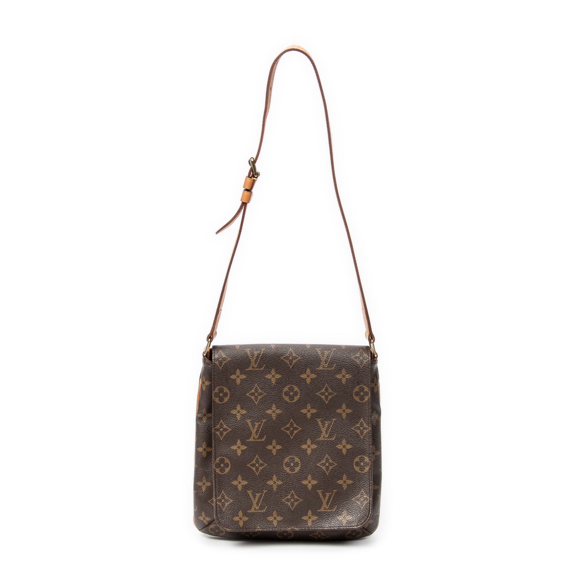 Shoulder Bag Musette Salsa Brown Monogram Canvas