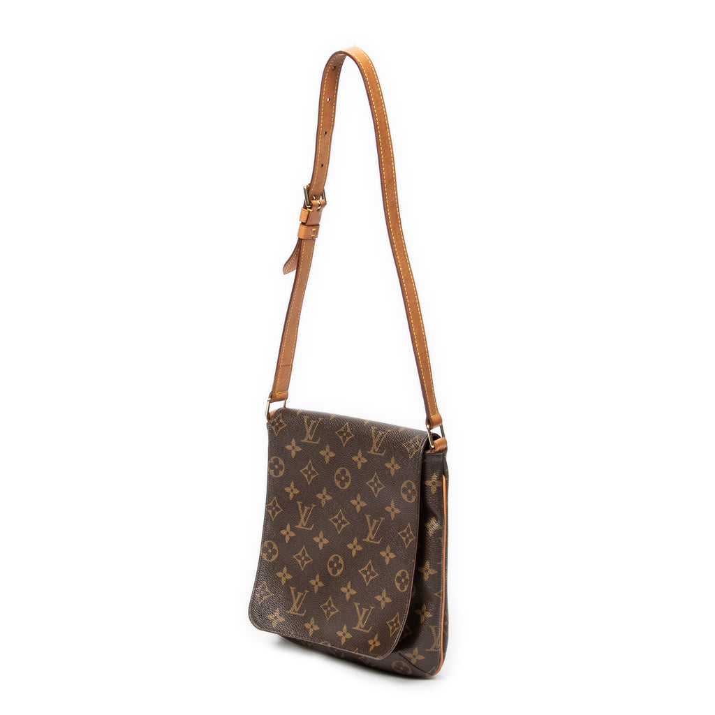 Shoulder Bag Musette Salsa Brown Monogram Canvas