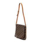 Shoulder Bag Musette Salsa Brown Monogram Canvas