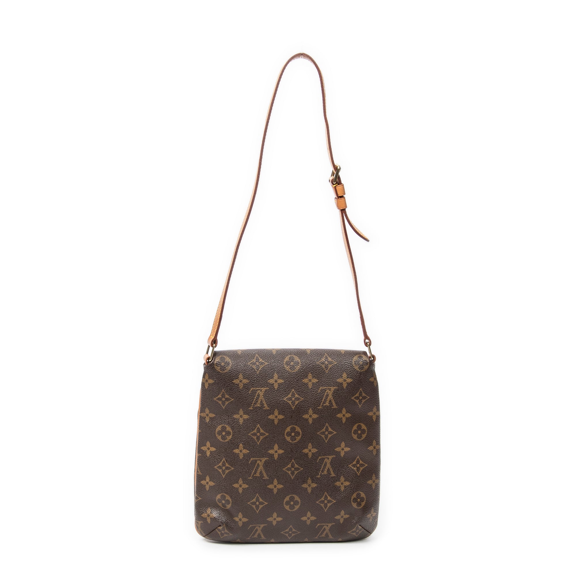 Shoulder Bag Musette Salsa Brown Monogram Canvas