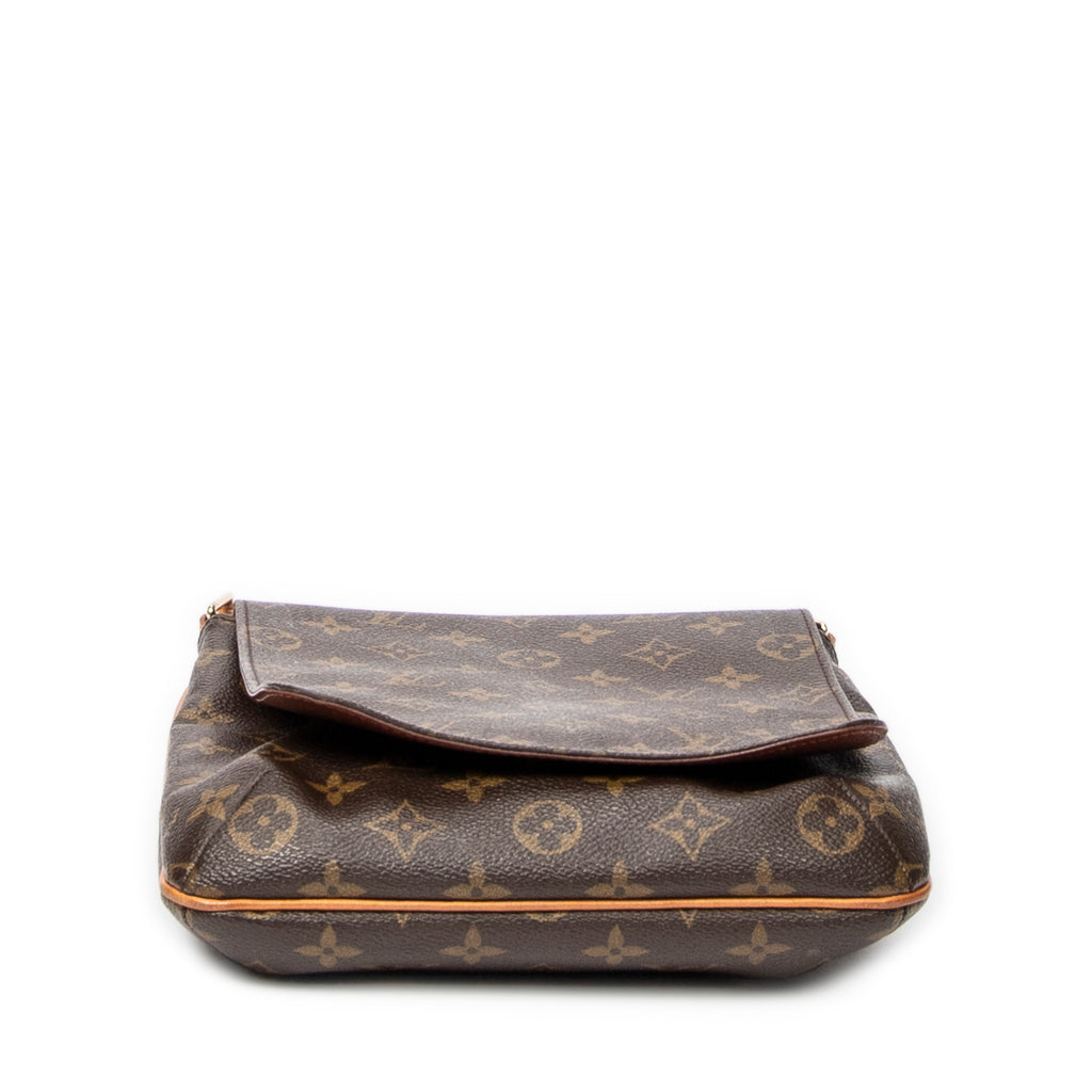 Shoulder Bag Musette Salsa Brown Monogram Canvas