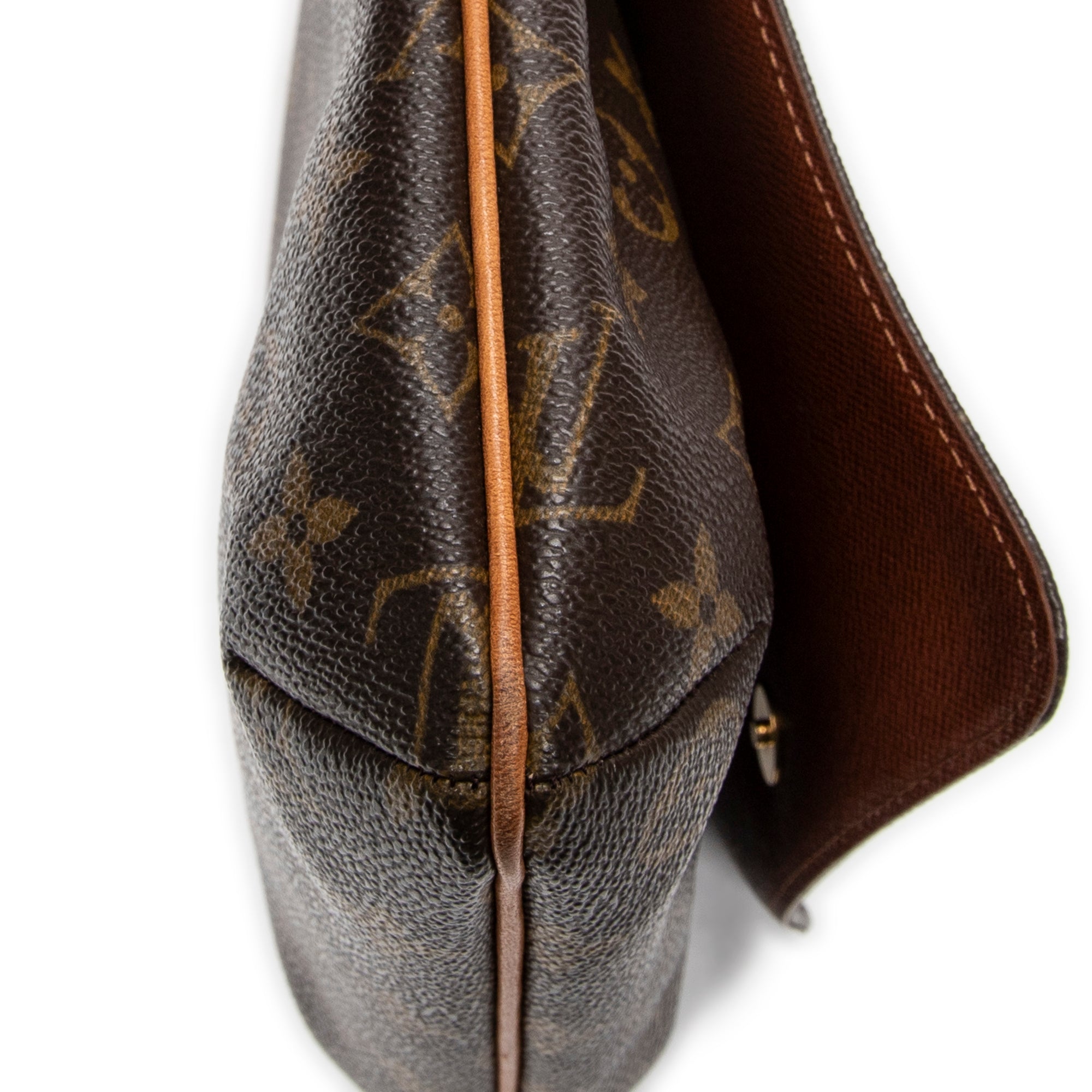 Shoulder Bag Musette Salsa Brown Monogram Canvas