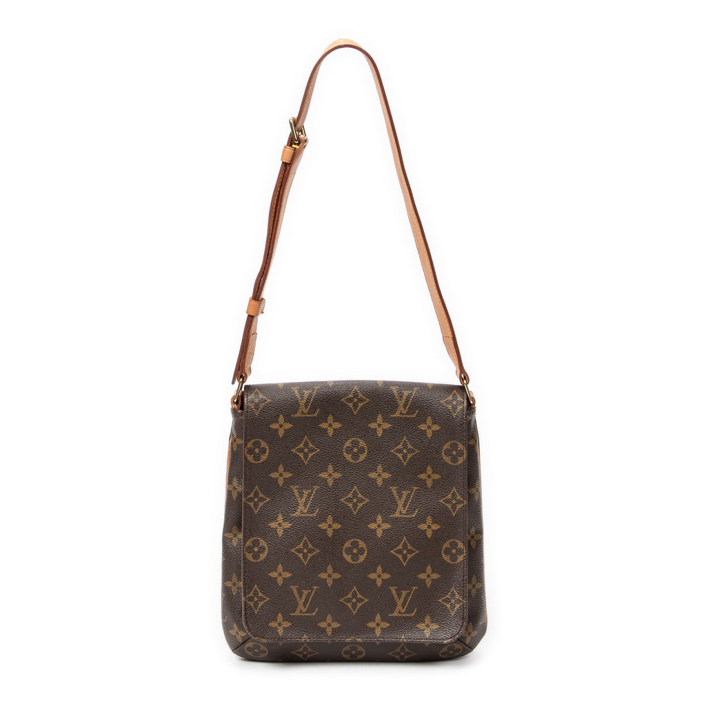 Shoulder Bag Musette Salsa Brown Monogram Canvas