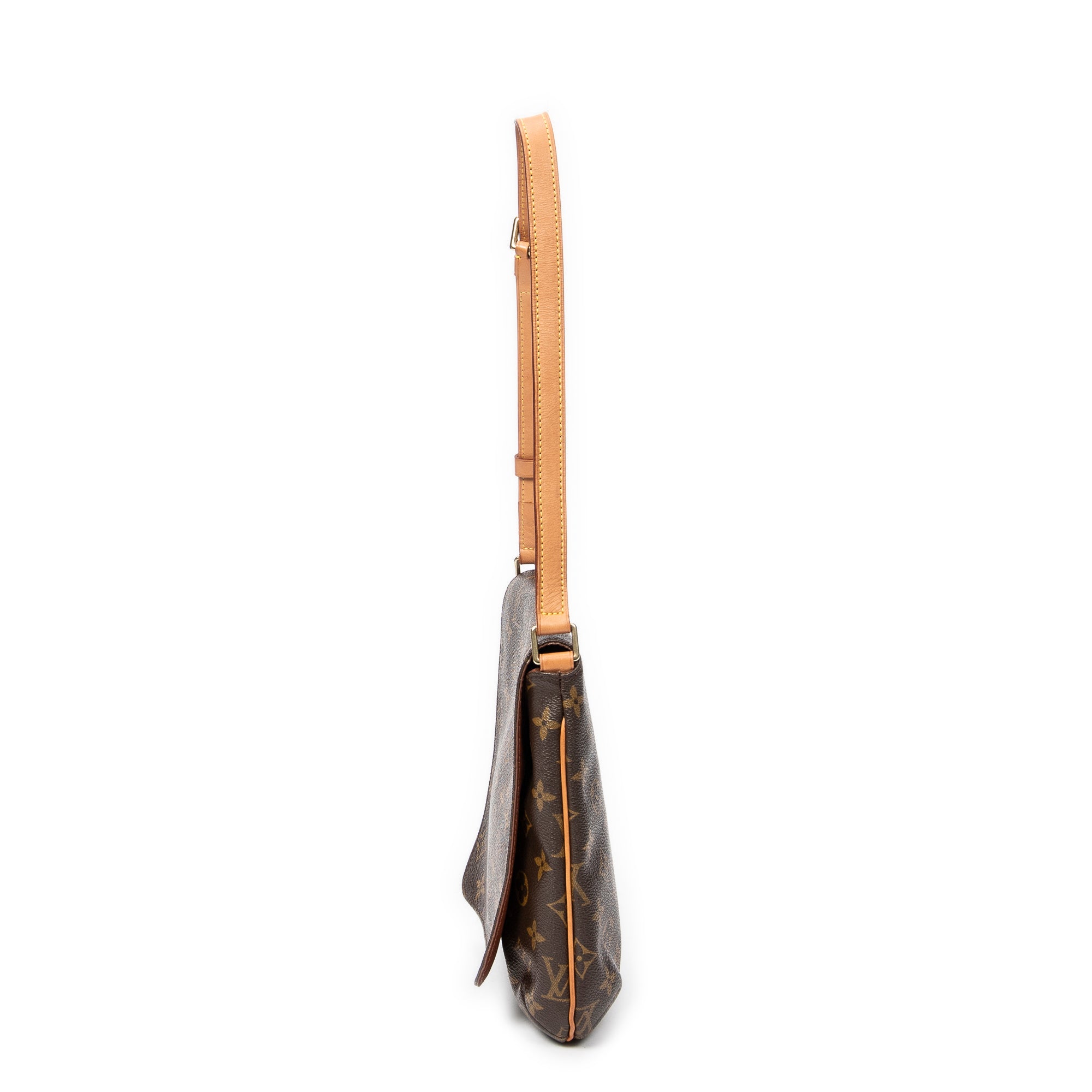 Shoulder Bag Musette Salsa Brown Monogram Canvas