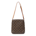 Shoulder Bag Musette Salsa Brown Monogram Canvas