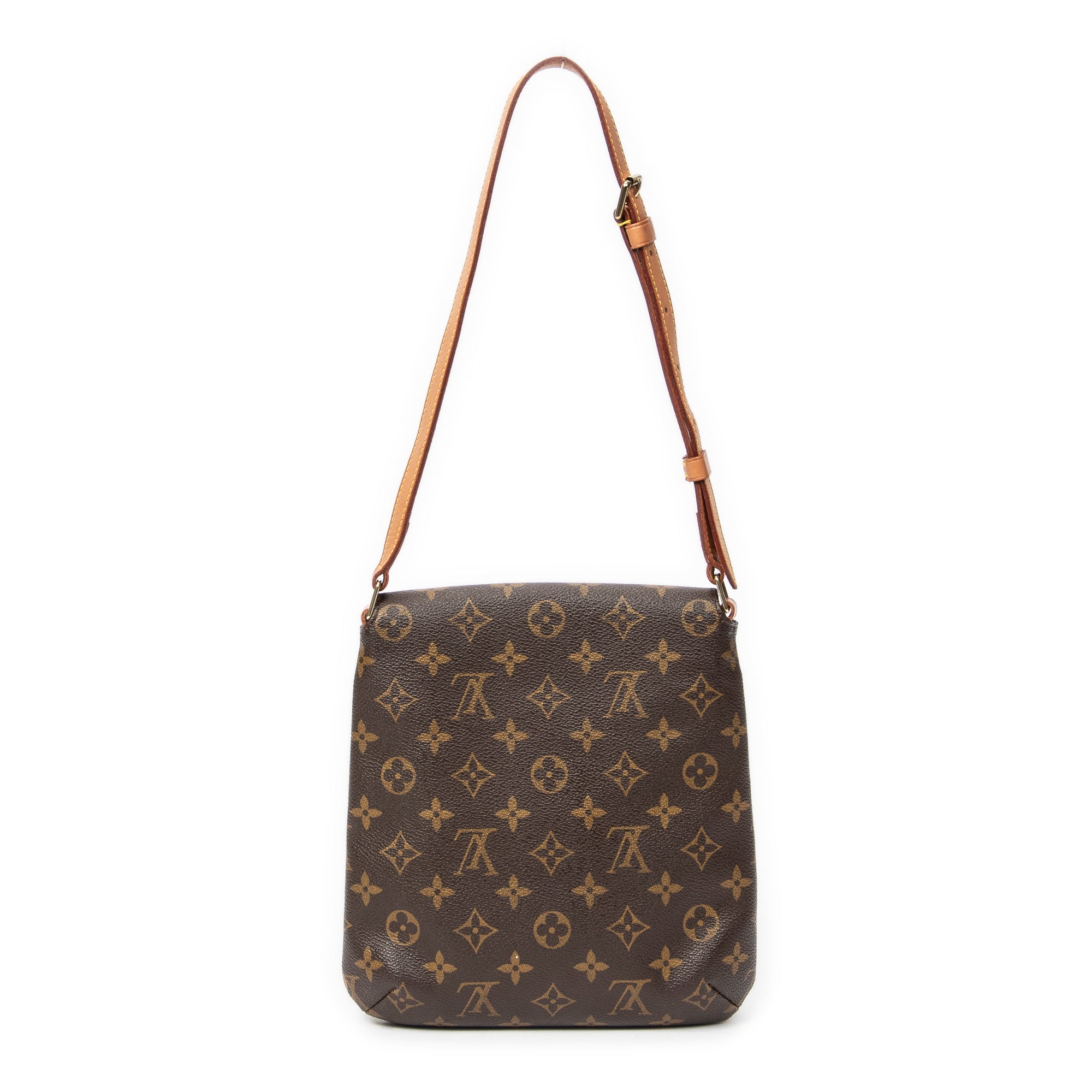 Shoulder Bag Musette Salsa Brown Monogram Canvas