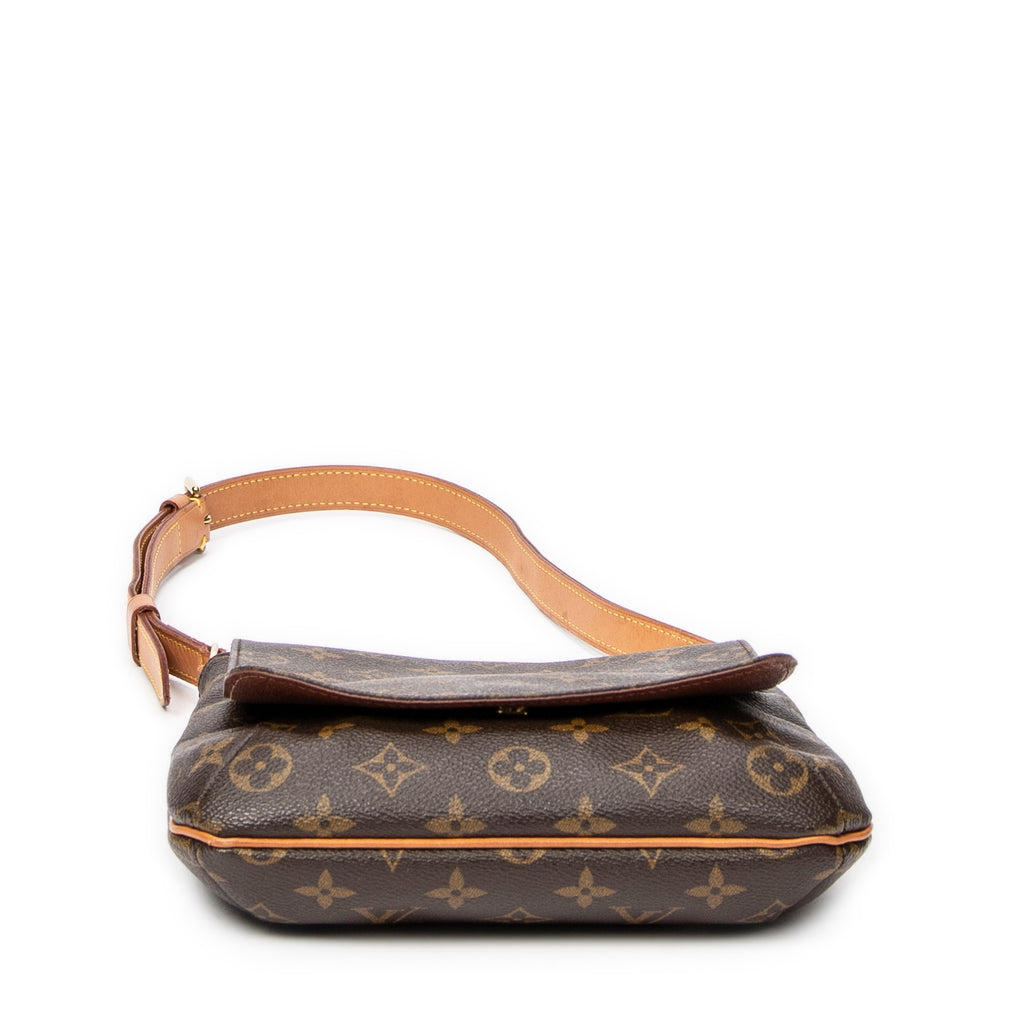 Shoulder Bag Musette Salsa Brown Monogram Canvas