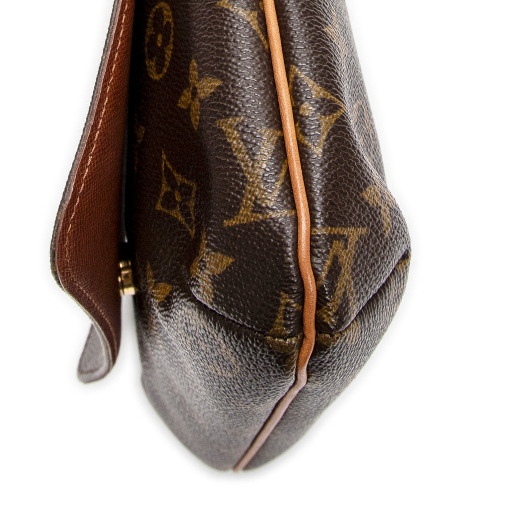 Shoulder Bag Musette Salsa Brown Monogram Canvas