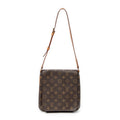 Shoulder Bag Musette Salsa Brown Monogram Canvas