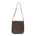 Shoulder Bag Musette Salsa Brown Monogram Canvas