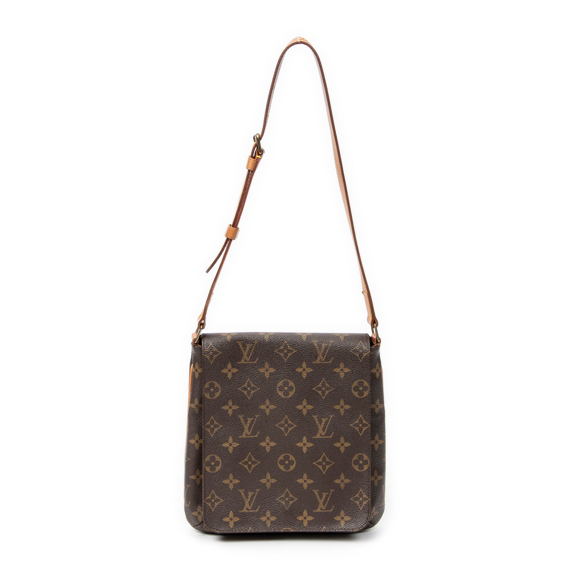 Shoulder Bag Musette Salsa Brown Monogram Canvas